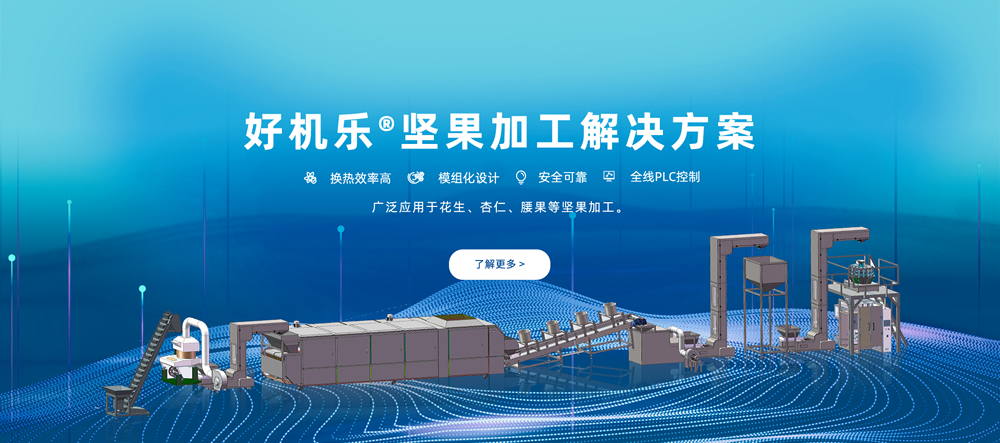 坚果加工生产线